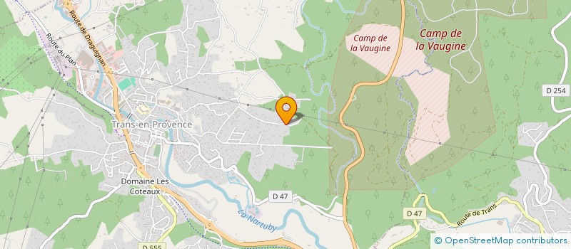 localisation de l'entreprise MONSIEUR STEPHANE BRANCO à TRANS-EN-PROVENCE
