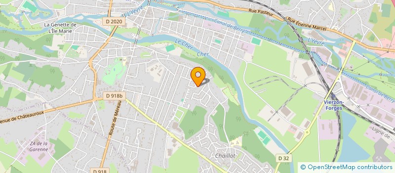 localisation de l'entreprise MONSIEUR STEPHANE BRANSON  VIERZON