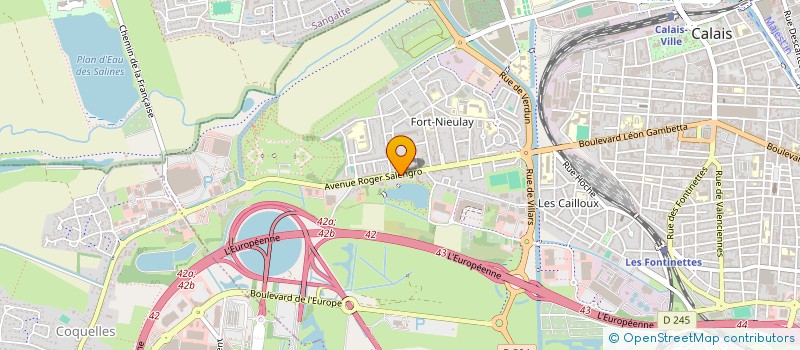 localisation de l'entreprise MONSIEUR STEPHANE BRASSE  CALAIS