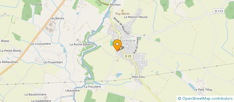 localisation de l'entreprise MONSIEUR STEPHANE BRAUD  MONSIREIGNE