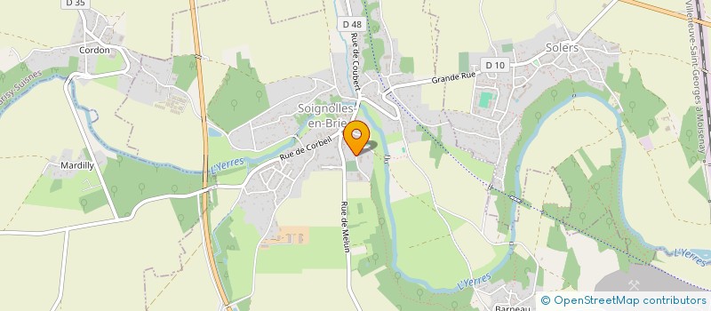 localisation de l'entreprise MONSIEUR STEPHANE BRAUD  SOIGNOLLES-EN-BRIE