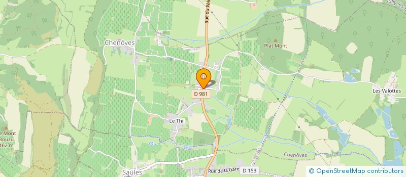 localisation de l'entreprise MONSIEUR STEPHANE BREDON  CHENOVES