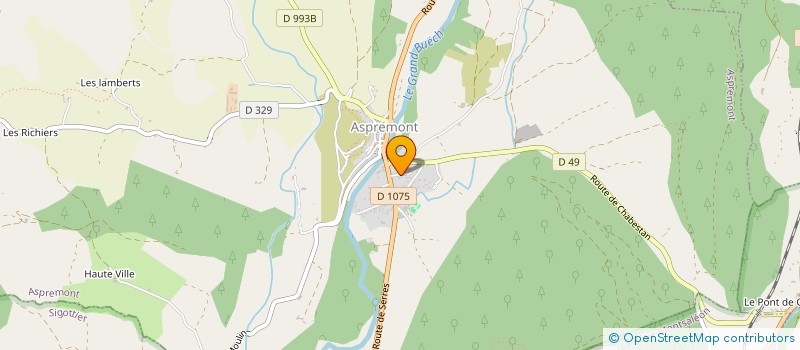 localisation de l'entreprise MONSIEUR STEPHANE BRENIER  SAINT-JULIEN-EN-BEAUCHENE