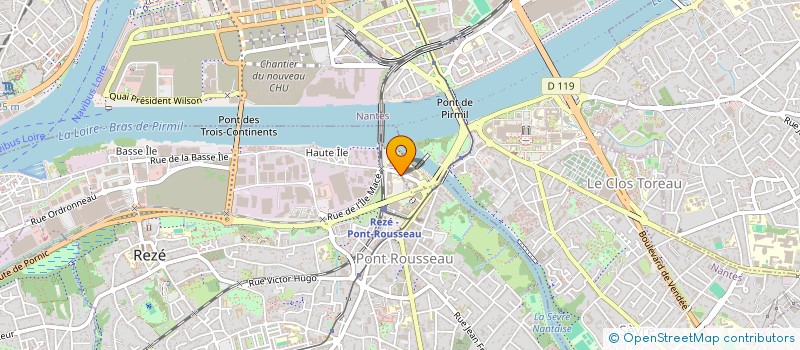 localisation de l'entreprise MONSIEUR STEPHANE BRENUGAT  REZE