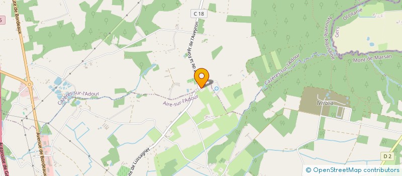 localisation de l'entreprise MONSIEUR STEPHANE BRETHES  AIRE-SUR-L'ADOUR