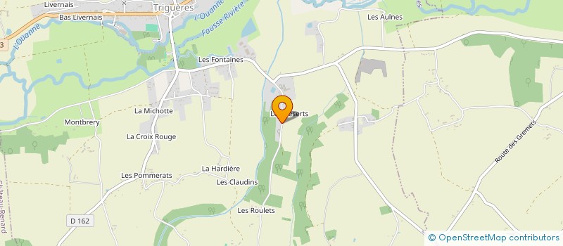 localisation de l'entreprise MONSIEUR STEPHANE BRETON  TRIGUERES