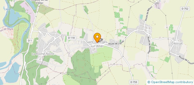 localisation de l'entreprise MONSIEUR STEPHANE BRIANCON à SAINT-GEORGES-SUR-ALLIER