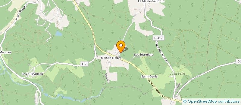 localisation de l'entreprise MONSIEUR STEPHANE BRIAND à BOUEX