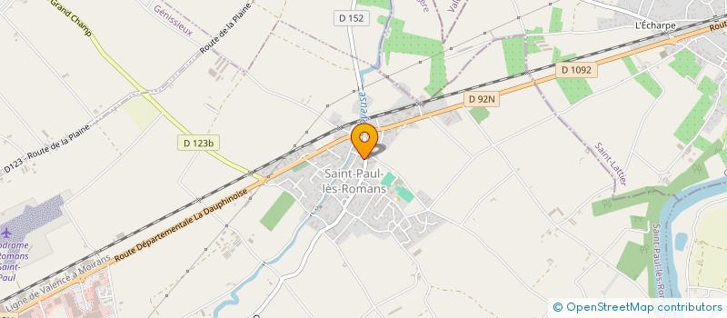 localisation de l'entreprise MONSIEUR STEPHANE BRIAND  SAINT-PAUL-LES-ROMANS