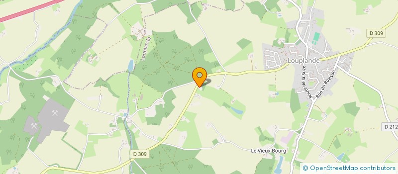 localisation de l'entreprise MONSIEUR STEPHANE BRIANT  LOUPLANDE