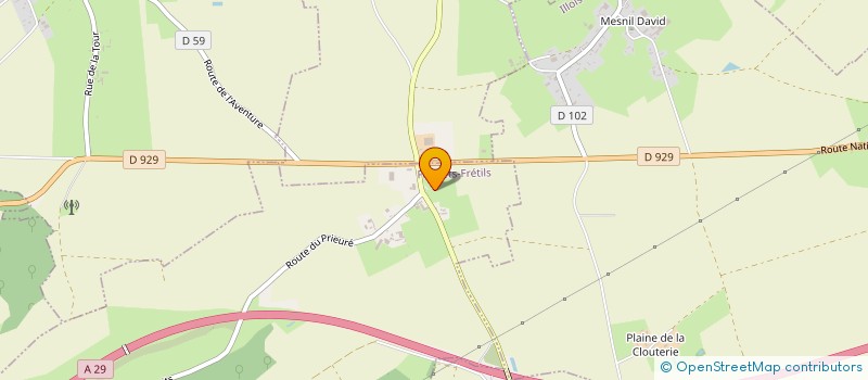 localisation de l'entreprise MONSIEUR STEPHANE BRIC  FLAMETS-FRETILS