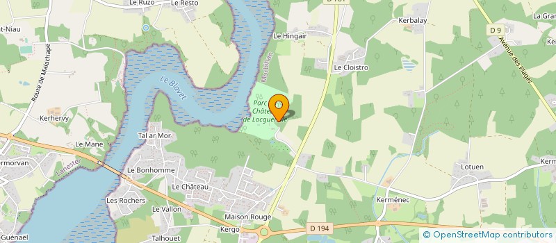 localisation de l'entreprise MONSIEUR STEPHANE BRIERE à KERVIGNAC