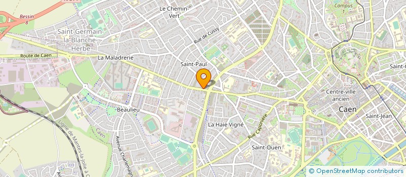 localisation de l'entreprise MONSIEUR STEPHANE BRIERE à CAEN