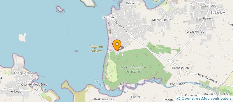 localisation de l'entreprise MONSIEUR STEPHANE BRIERE à SANTEC