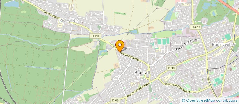 localisation de l'entreprise MONSIEUR STEPHANE BRIMACOMBE  PFASTATT