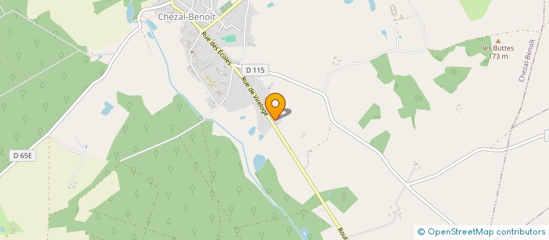 localisation de l'entreprise MONSIEUR STEPHANE BRIQUET  CHEZAL-BENOIT