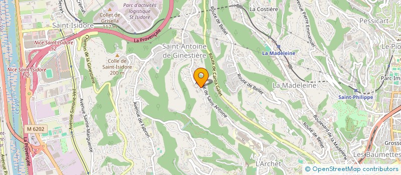 localisation de l'entreprise MONSIEUR STEPHANE BRISSIAUD à NICE