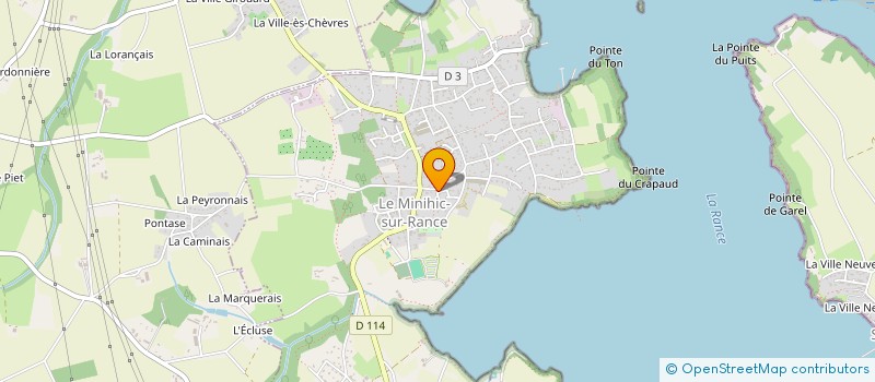 localisation de l'entreprise MONSIEUR STEPHANE BRISSON à LE MINIHIC-SUR-RANCE