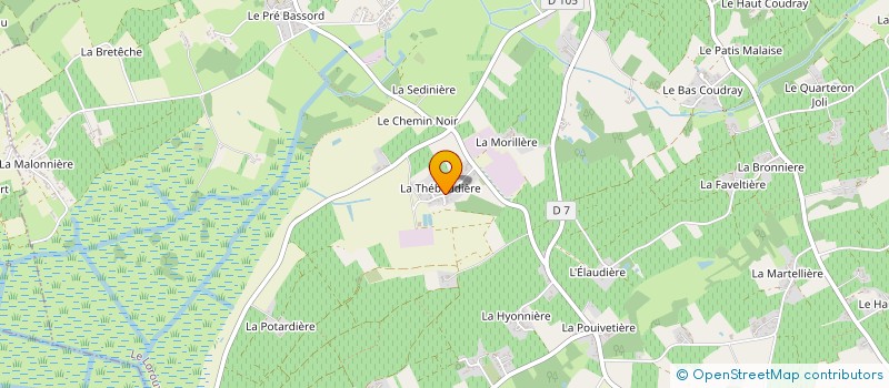 localisation de l'entreprise MONSIEUR STEPHANE BROCHARD  LE LOROUX-BOTTEREAU