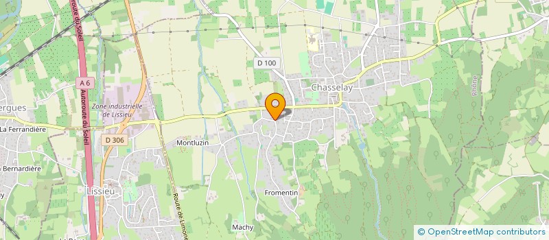 localisation de l'entreprise MONSIEUR STEPHANE BROCHEMIN  CHASSELAY