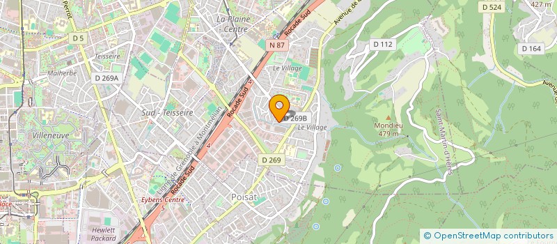 localisation de l'entreprise MONSIEUR STEPHANE BRONDA  SAINT-MARTIN-D'HERES