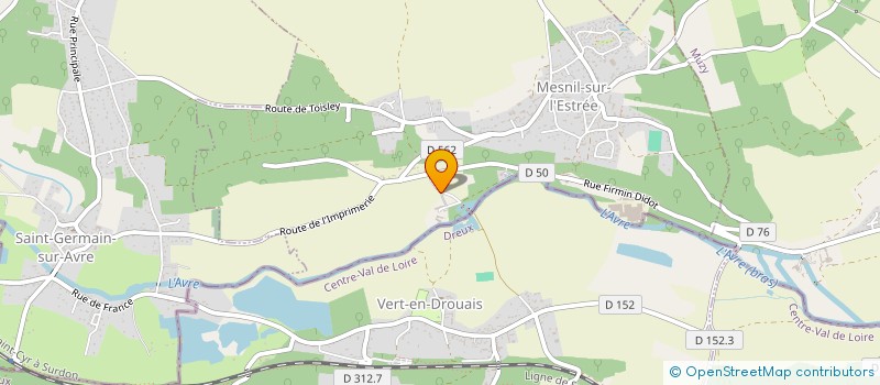 localisation de l'entreprise MONSIEUR STEPHANE BRONDET  MESNIL-SUR-L'ESTREE