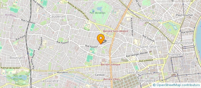 localisation de l'entreprise MONSIEUR STEPHANE BRONOS à BORDEAUX