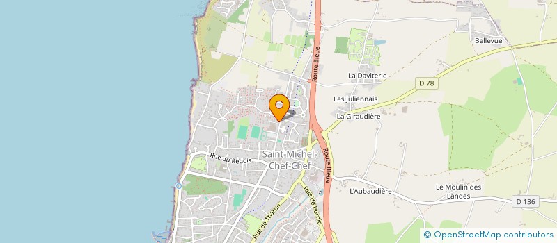 localisation de l'entreprise MONSIEUR STEPHANE BROUARD  SAINT-MICHEL-CHEF-CHEF