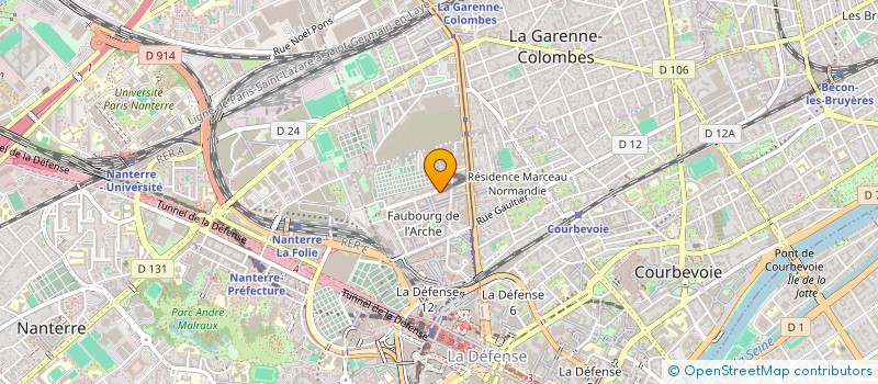 localisation de l'entreprise MONSIEUR STEPHANE BROUILLARD à COURBEVOIE