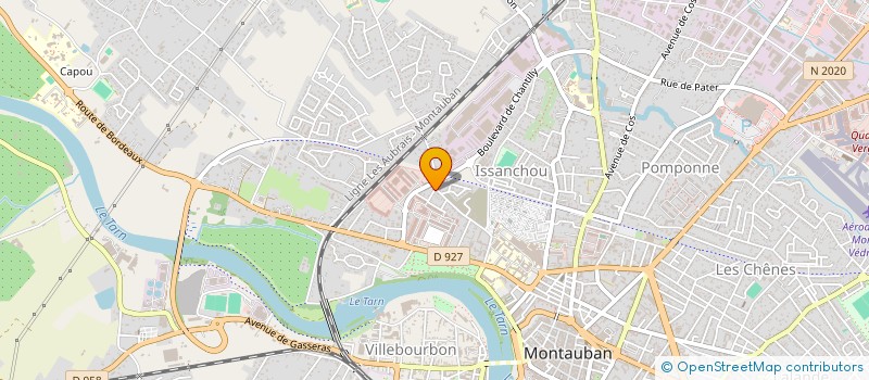 localisation de l'entreprise MONSIEUR STEPHANE BROUSSAUDIER  MONTAUBAN