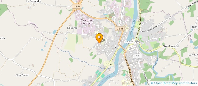 localisation de l'entreprise MONSIEUR STEPHANE BROUSSE à CONFOLENS