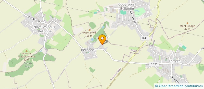 localisation de l'entreprise MONSIEUR STEPHANE BRUAUX  BELLONNE