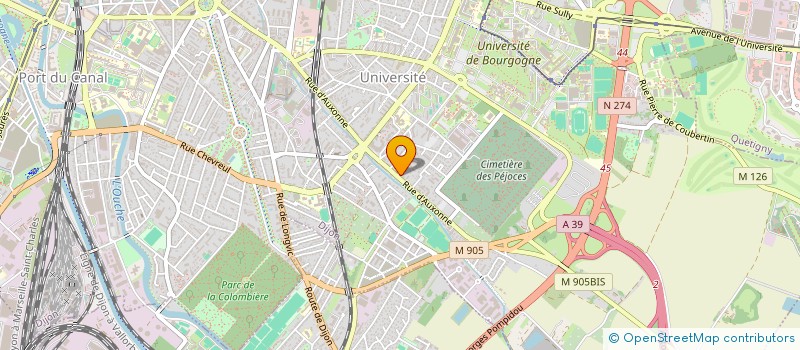 localisation de l'entreprise MONSIEUR STEPHANE BRUET  DIJON