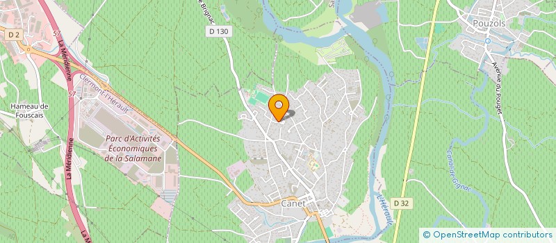 localisation de l'entreprise MONSIEUR STEPHANE BRUGUIERE  CANET