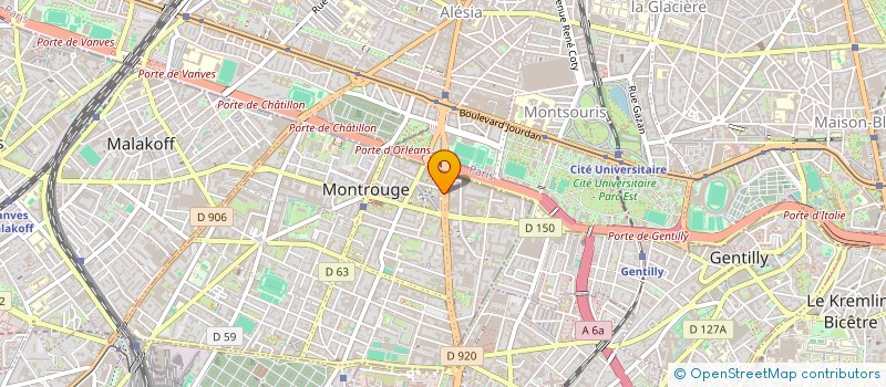 localisation de l'entreprise MONSIEUR STEPHANE BRULEZ  MONTROUGE