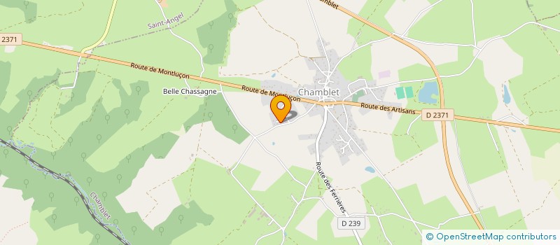 localisation de l'entreprise MONSIEUR STEPHANE BRUN à CHAMBLET