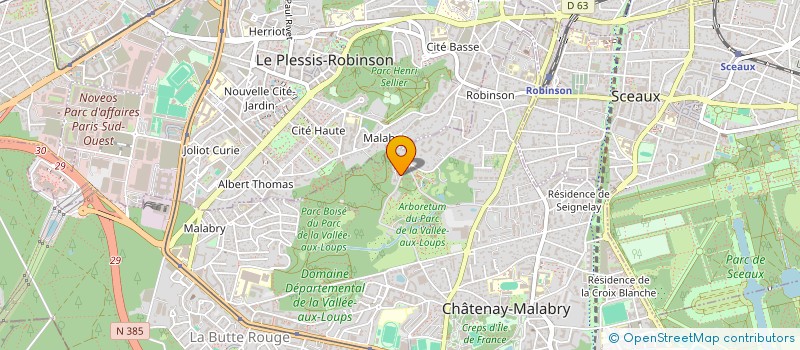 localisation de l'entreprise MONSIEUR STEPHANE BRUN à CHATENAY-MALABRY
