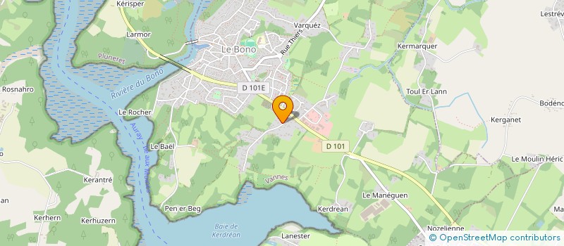 localisation de l'entreprise MONSIEUR STEPHANE BRUNET  LE BONO