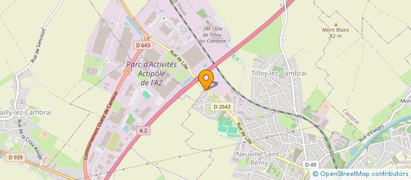 localisation de l'entreprise MONSIEUR STEPHANE BRUNET  NEUVILLE-SAINT-REMY