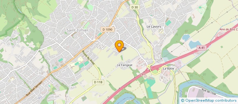 localisation de l'entreprise MONSIEUR STEPHANE BRUNET-MANQUAT  SAINT-ISMIER