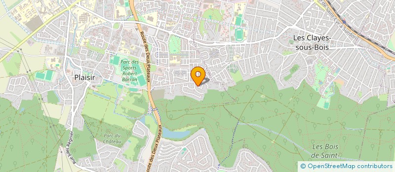 localisation de l'entreprise MONSIEUR STEPHANE BRUNO DE MARCO à PLAISIR