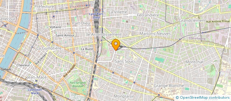 localisation de l'entreprise MONSIEUR STEPHANE BUCEK  LYON