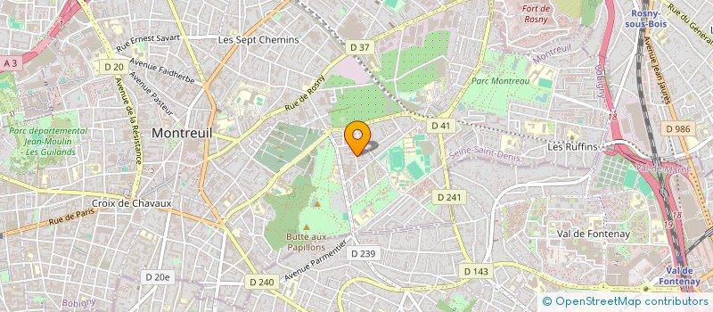 localisation de l'entreprise MONSIEUR STEPHANE BUCZKOWSKI à MONTREUIL