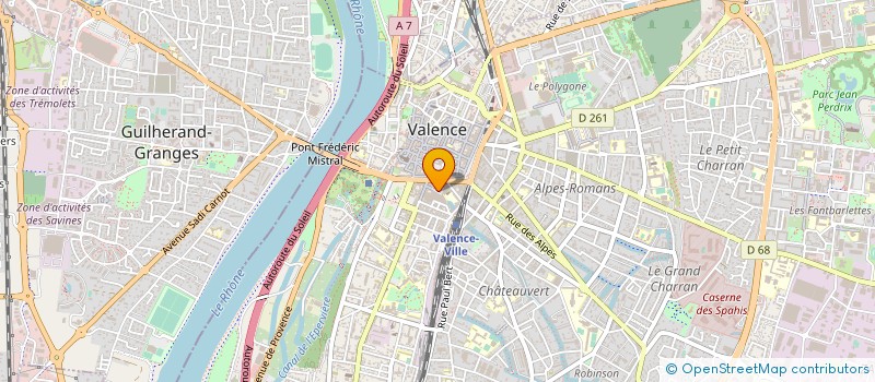 localisation de l'entreprise MONSIEUR STEPHANE BUENO  VALENCE