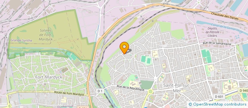 localisation de l'entreprise MONSIEUR STEPHANE BUGNON à DUNKERQUE