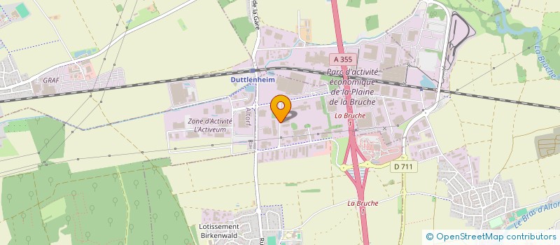 localisation de l'entreprise MONSIEUR STEPHANE BUISINE  DUTTLENHEIM