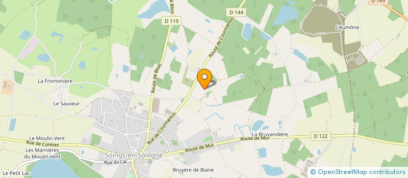 localisation de l'entreprise MONSIEUR STEPHANE BUISSART à SOINGS EN SOLOGNE