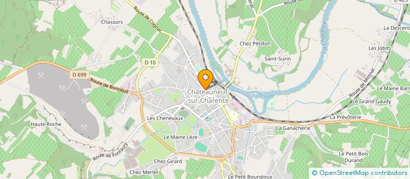localisation de l'entreprise MONSIEUR STEPHANE BULAN à CHATEAUNEUF-SUR-CHARENTE