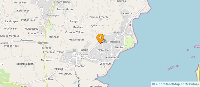 localisation de l'entreprise MONSIEUR STEPHANE BUORS  PLOUNEOUR-BRIGNOGAN-PLAGES