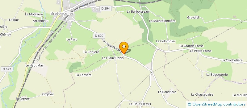 localisation de l'entreprise MONSIEUR STEPHANE BUQUET à SABLONS-SUR-HUISNE
